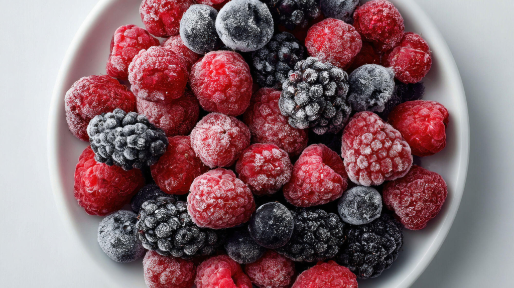 berry mix from frozen berries