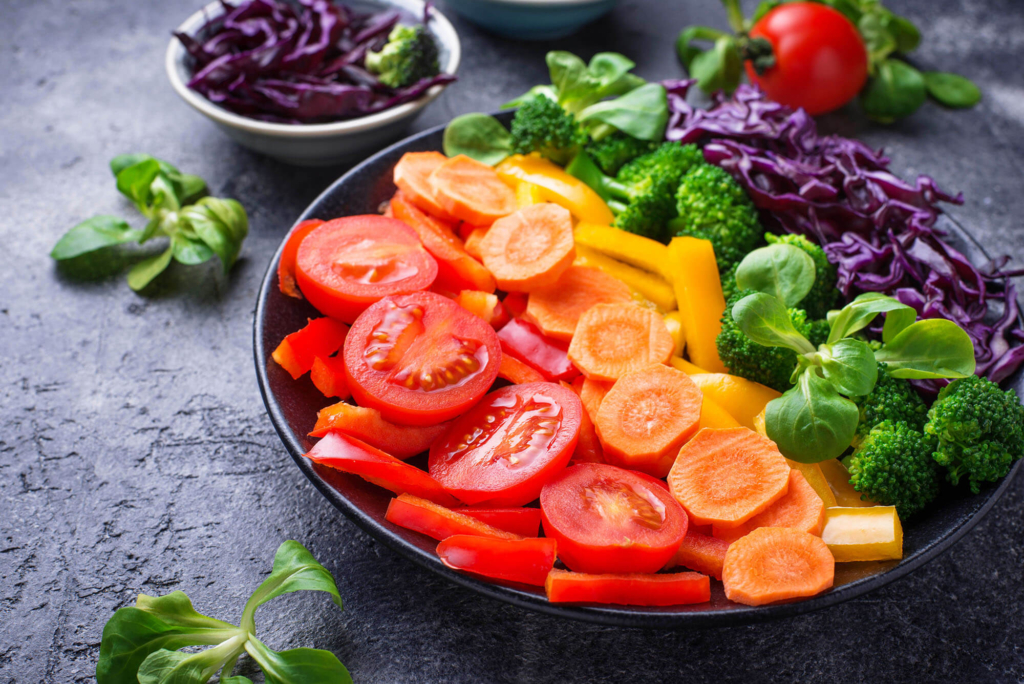 rainbow veggies