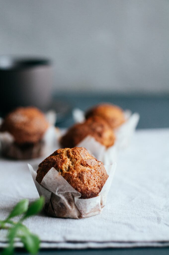 Cinnamon-Topped Rhubarb Muffins - Healthy Pantry