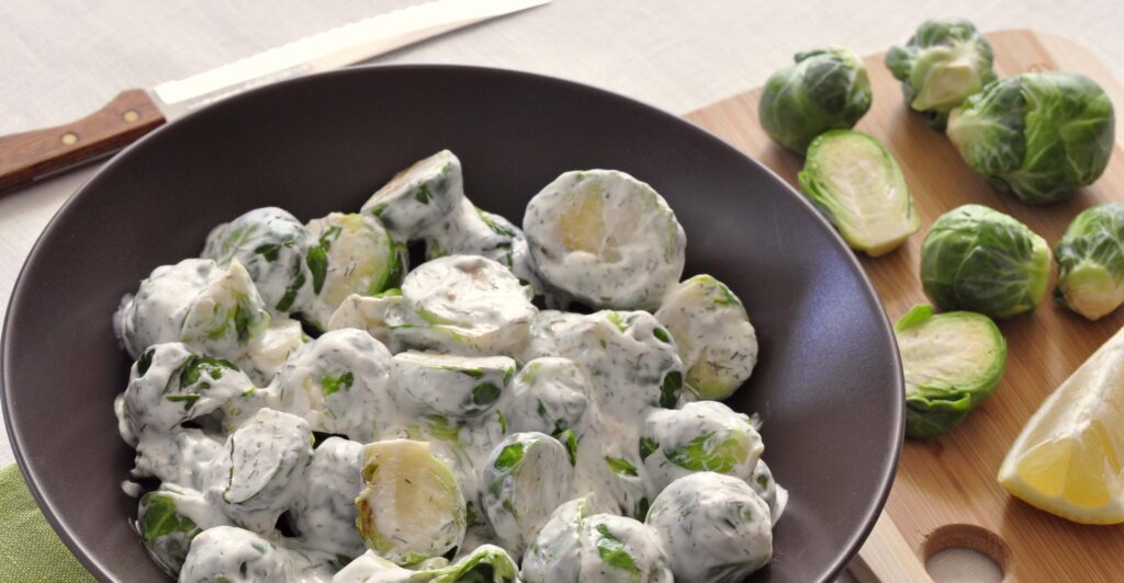 Lemon Dill Brussels Sprouts - Healthy Pantry