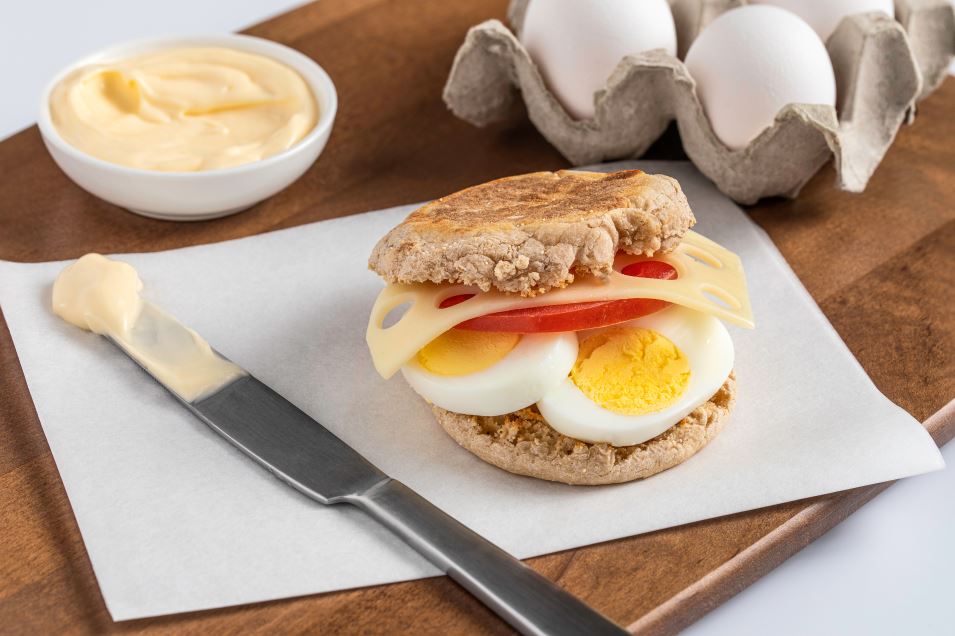 Hard-Boiled Egg Breakfast Sandwich - Healthy Pantry